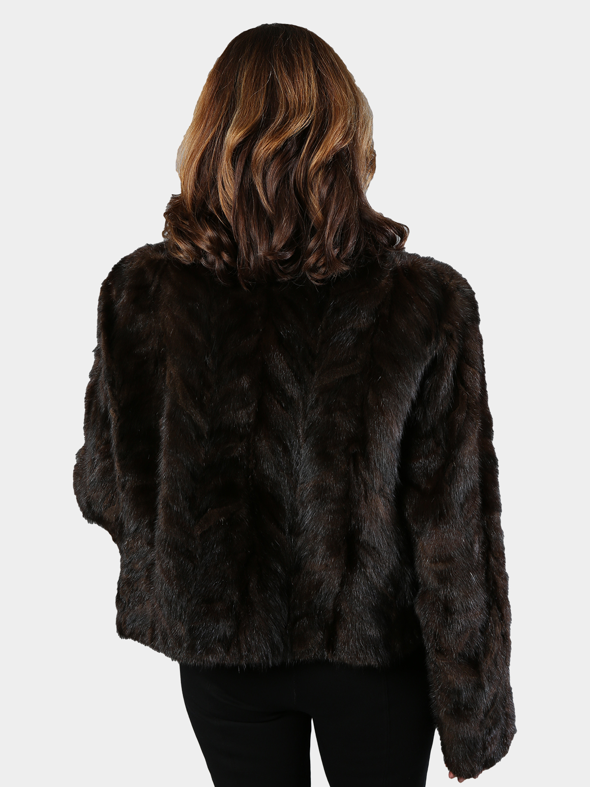 Ranch Mink Section Fur Jacket Women S Large Estate Furs