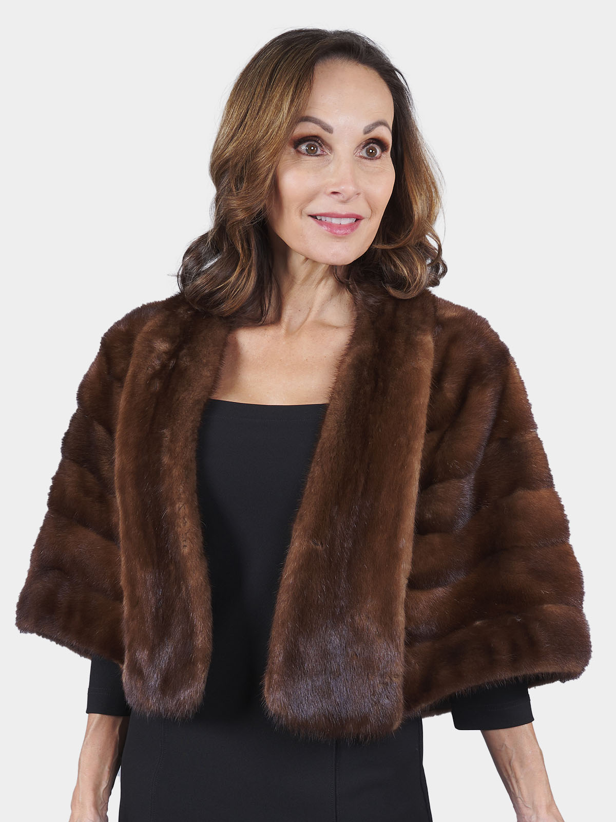 Mahogany Mink Fur Stole Women S Medium Estate Furs