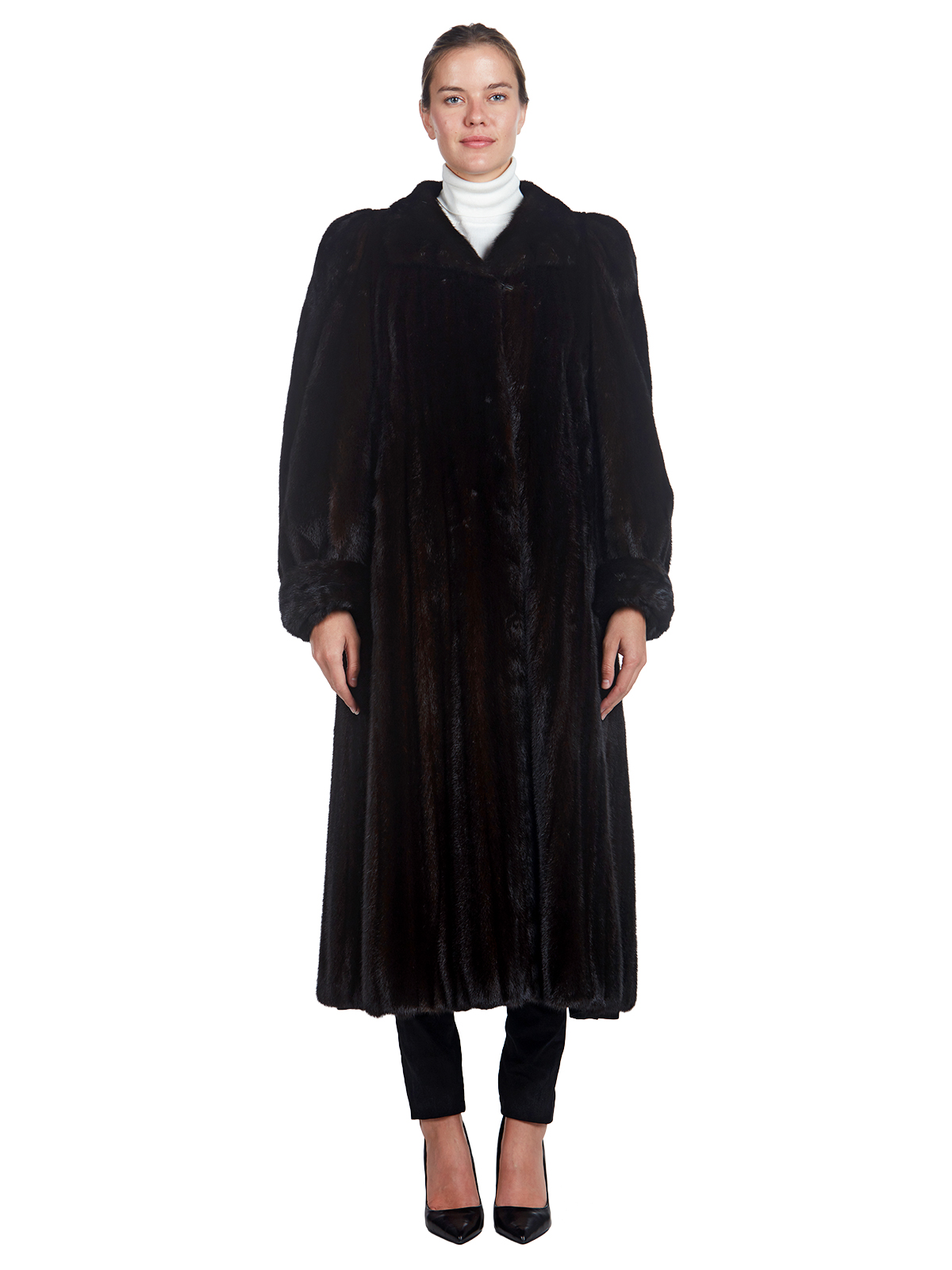 Christian Dior Ranch Mink Fur 7/8 Coat - Women's Fur Coat - XL| Estate Furs