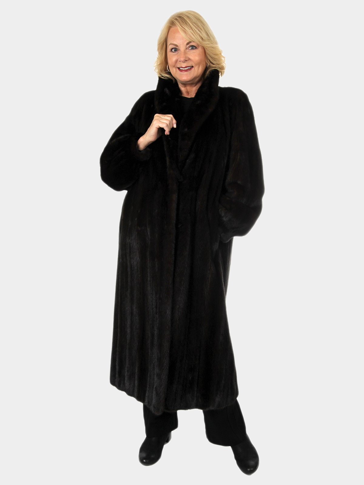 Ranch Mink Fur Coat - Women's Large (53753) | Estate Furs