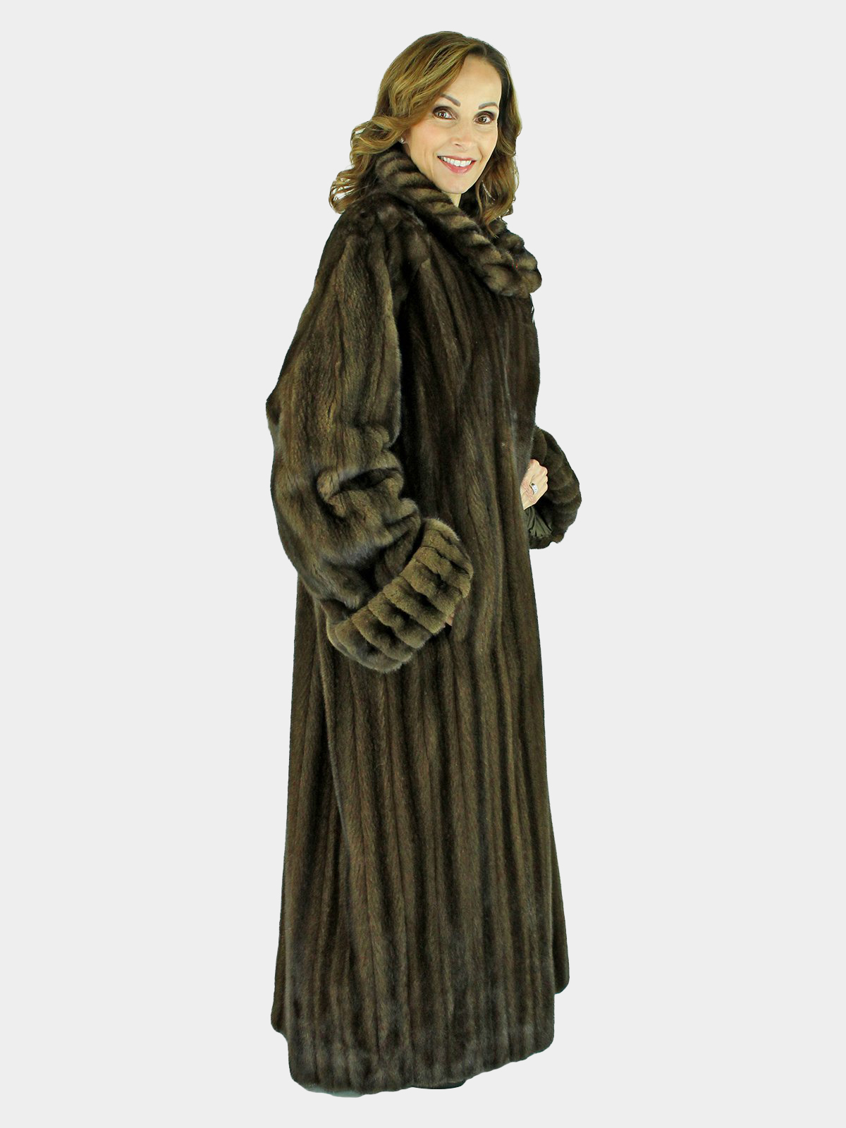 Scaasis Demi Buff Female Mink Fur Coat - XXL | Estate Furs
