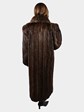 Woman's Medium Brown Beaver Fur Coat