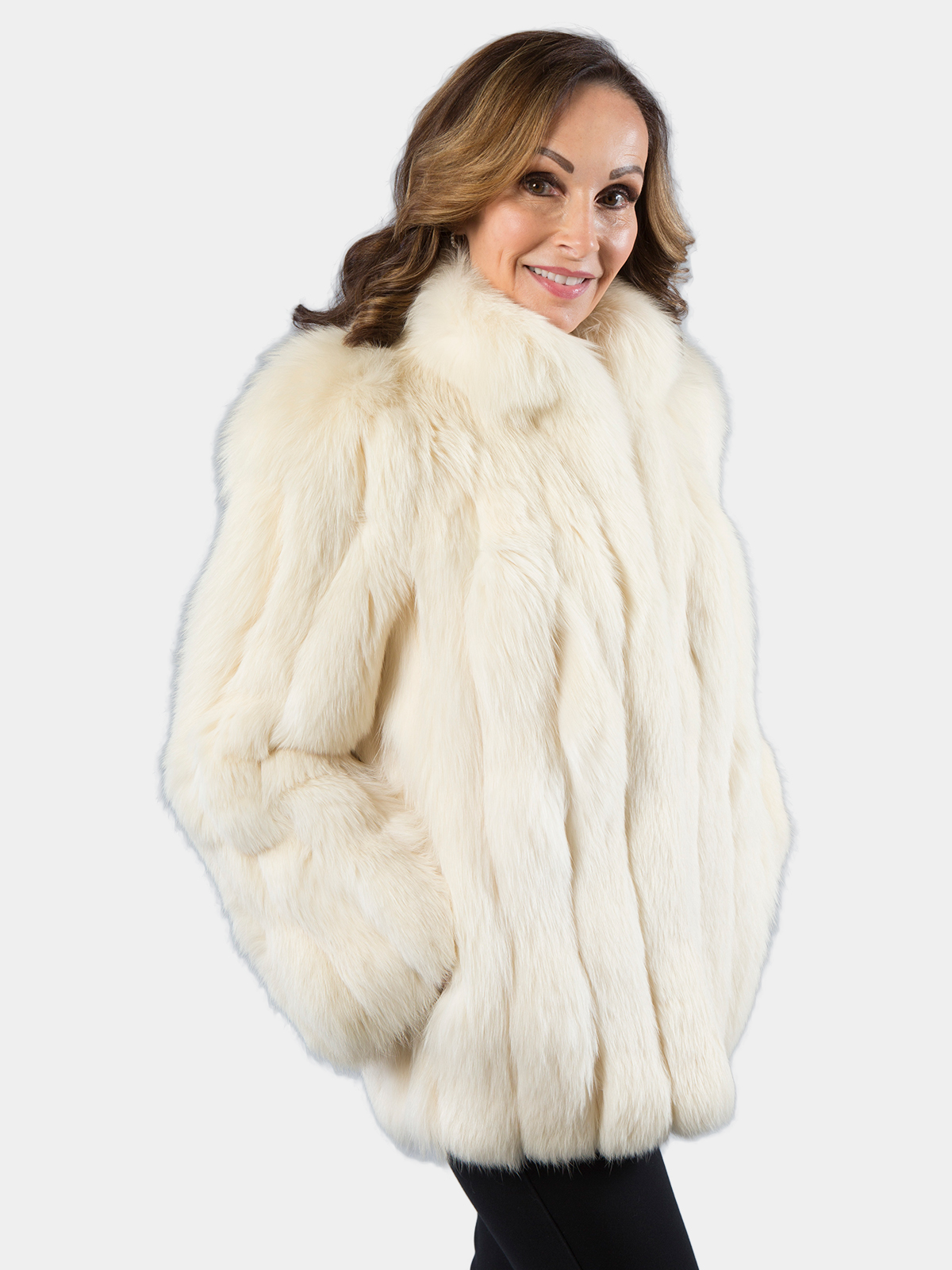 Shadow Fox Fur Jacket (Women's Small) - Estate Furs