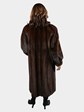 Woman's Mahogany Mink Fur Coat