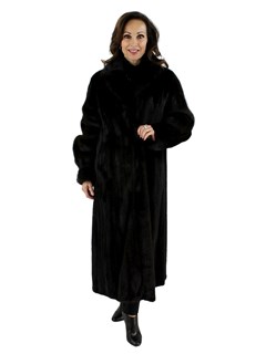 Female Ranch Mink Fur Coat - Women's Medium | Estate Furs