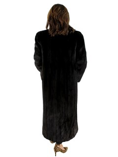 Female Ranch Mink Fur Coat - Women's Large (12) | Estate Furs