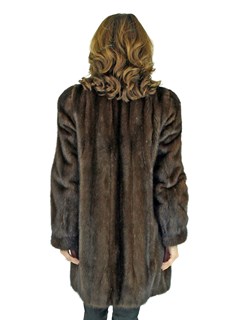 Mahogany Mink Fur Stroller - Women's Fur Stroller - Medium| Estate Furs
