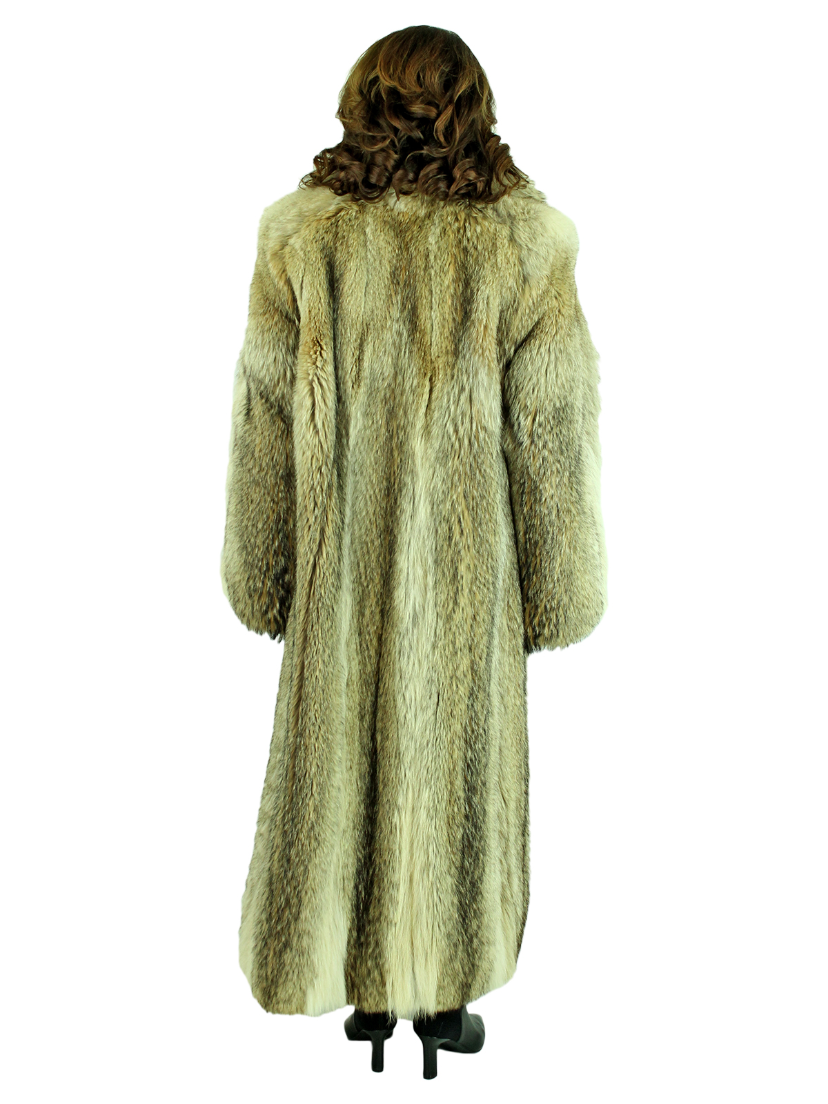 Natural Coyote Fur Coat Women S Fur Coat Medium Estate Furs