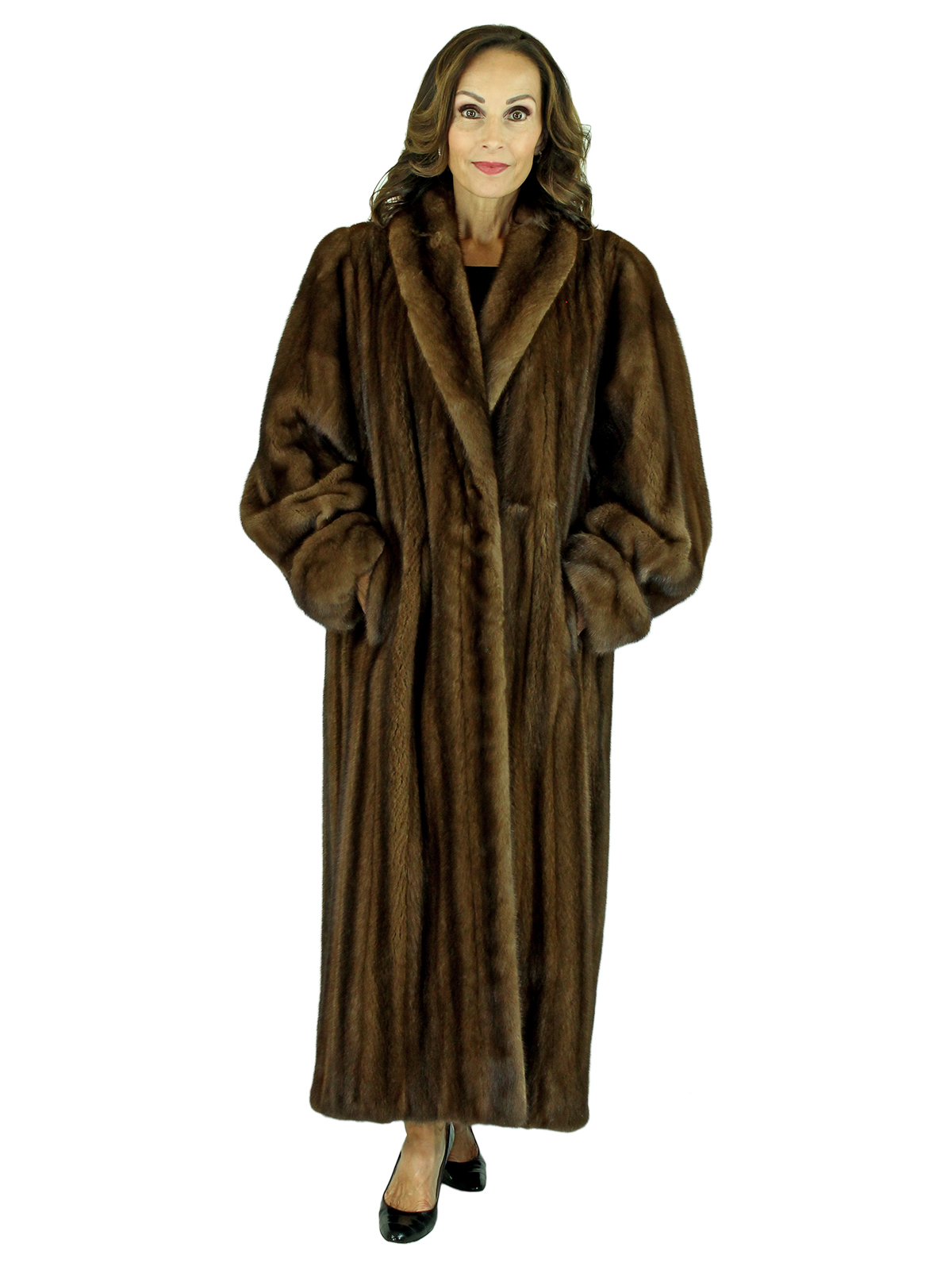 Demi Buff Female Mink Fur Coat - Women's Fur Coat - XL| Estate Furs