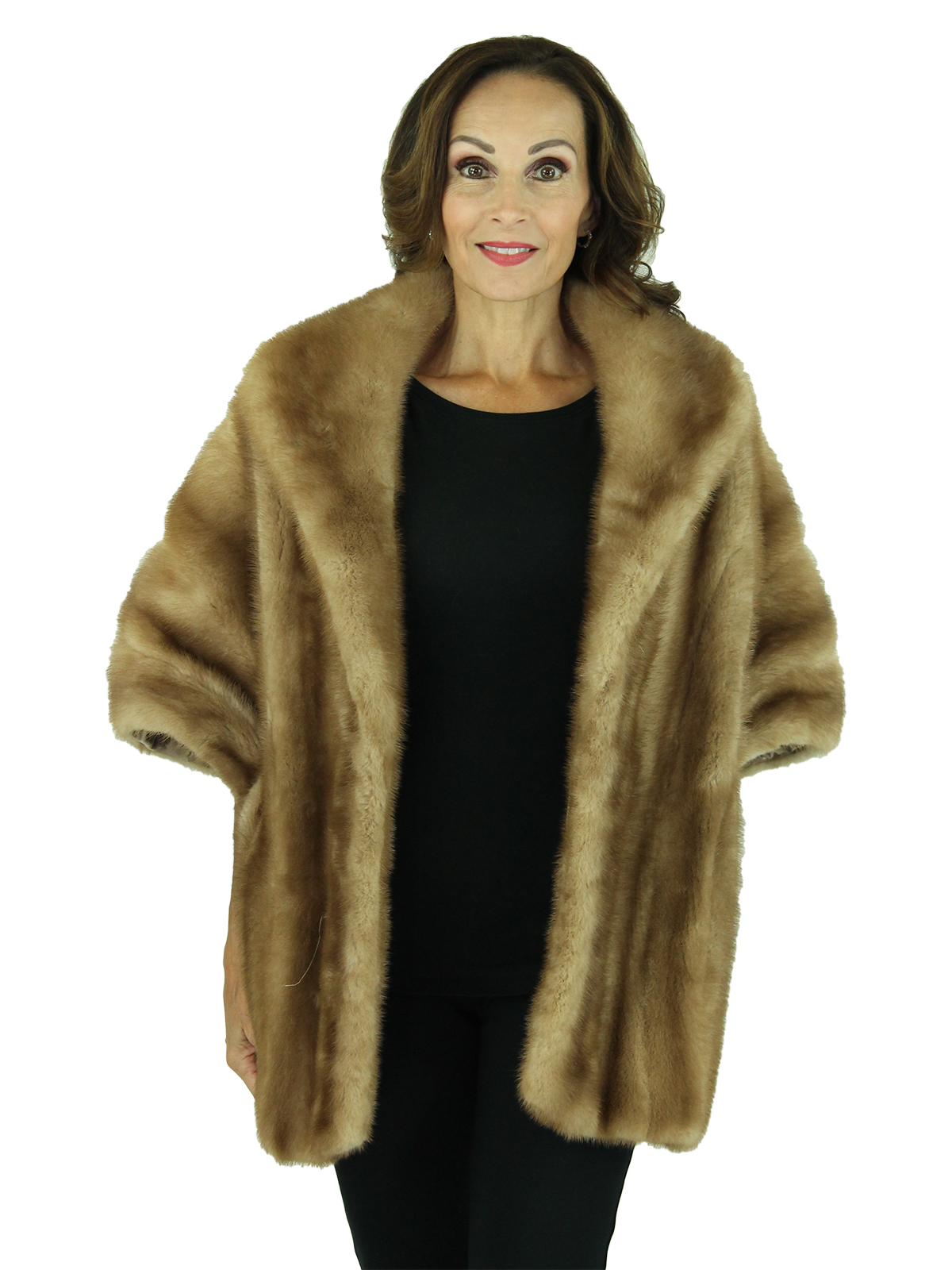 Woman's Autumn Haze Mink Fur Stole