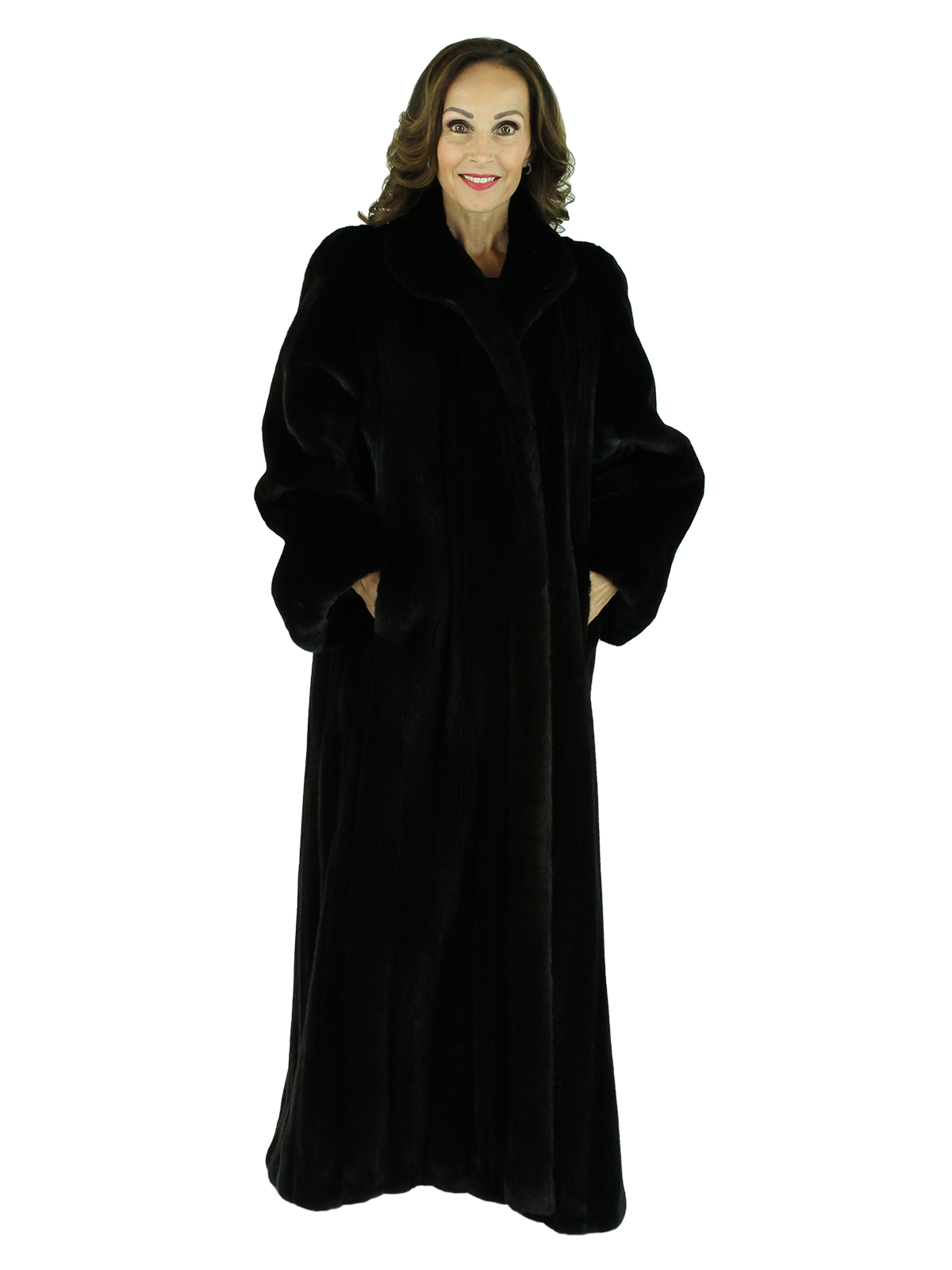 Elite Ranch Female Mink Fur Coat - Women's Fur Stroller - Medium ...