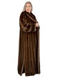 Woman's Plus Size Demi Buff Female Mink Fur Coat