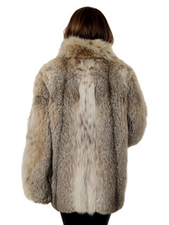 Natural Canadian Lynx Fur Jacket - Small| Estate Furs