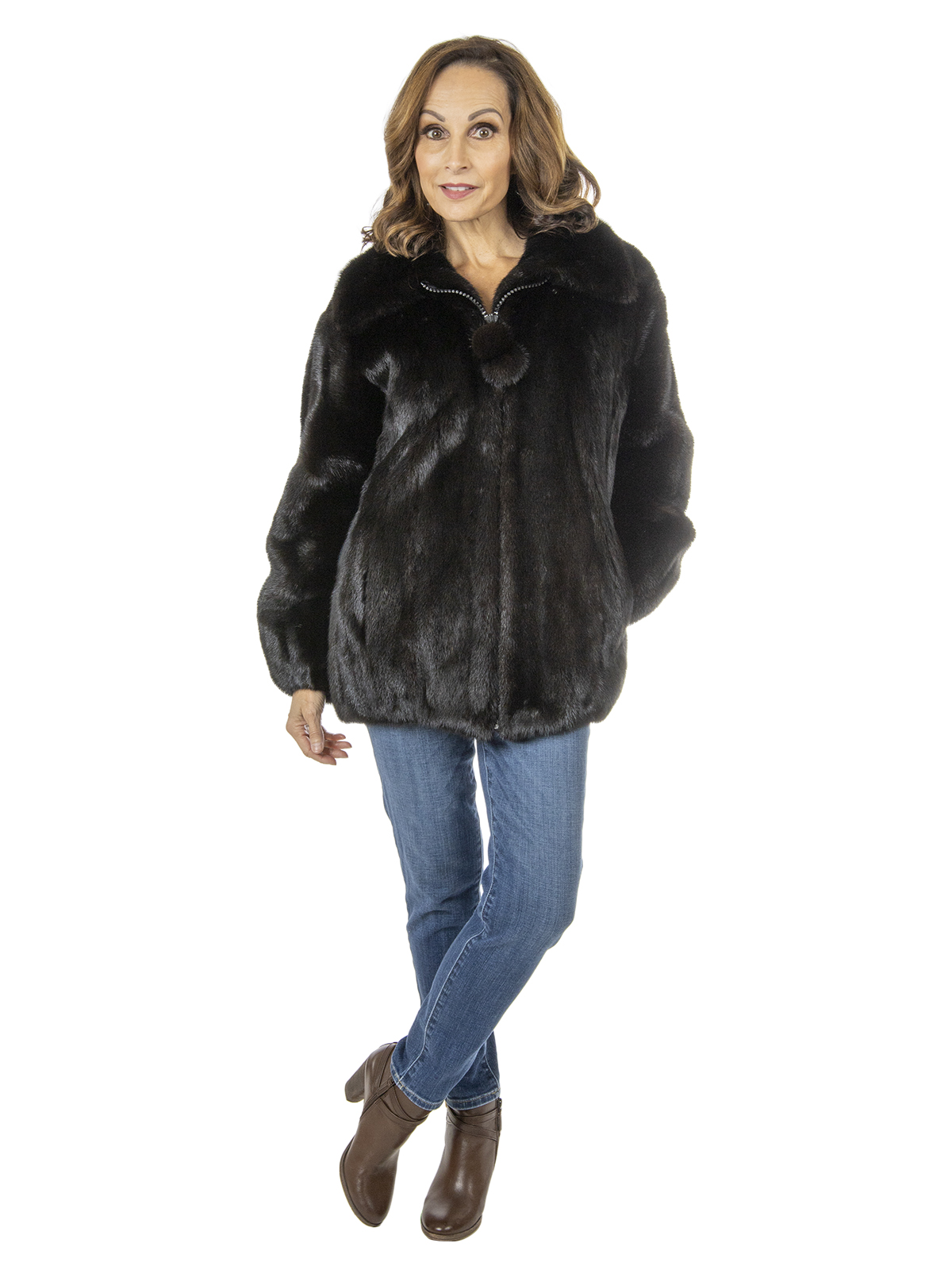 Ranch Mink Fur Jacket - Women's Medium (53635) | Estate Furs