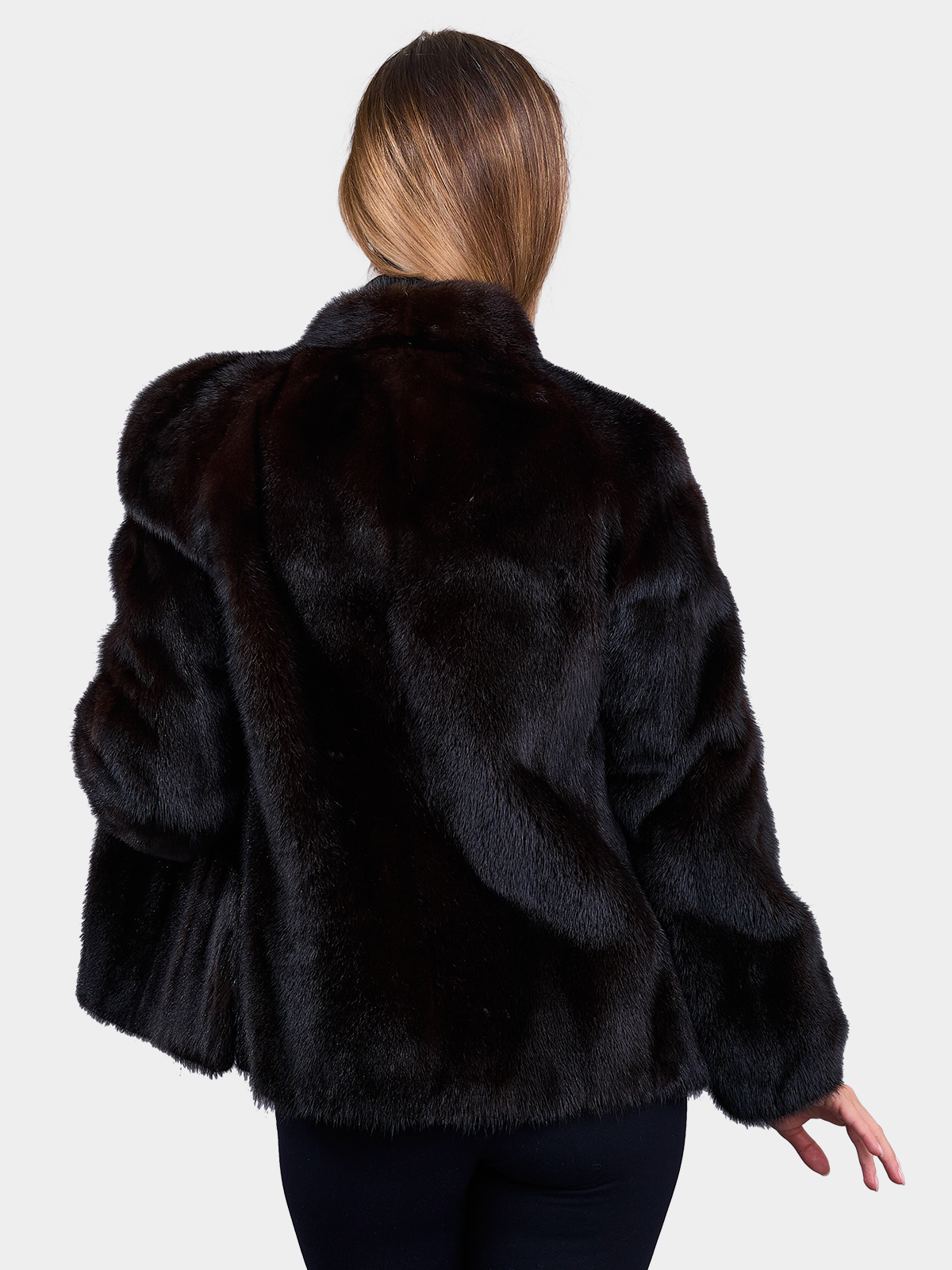 Women's Blackglama Ranch Mink Fur Jacket - XS | Estate Furs