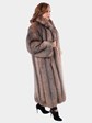 Woman's Crystal Fox Fur Coat