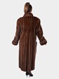 Woman's Mahogany Mink Fur Coat