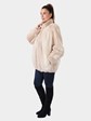 Woman's Blush Mink Fur Jacket