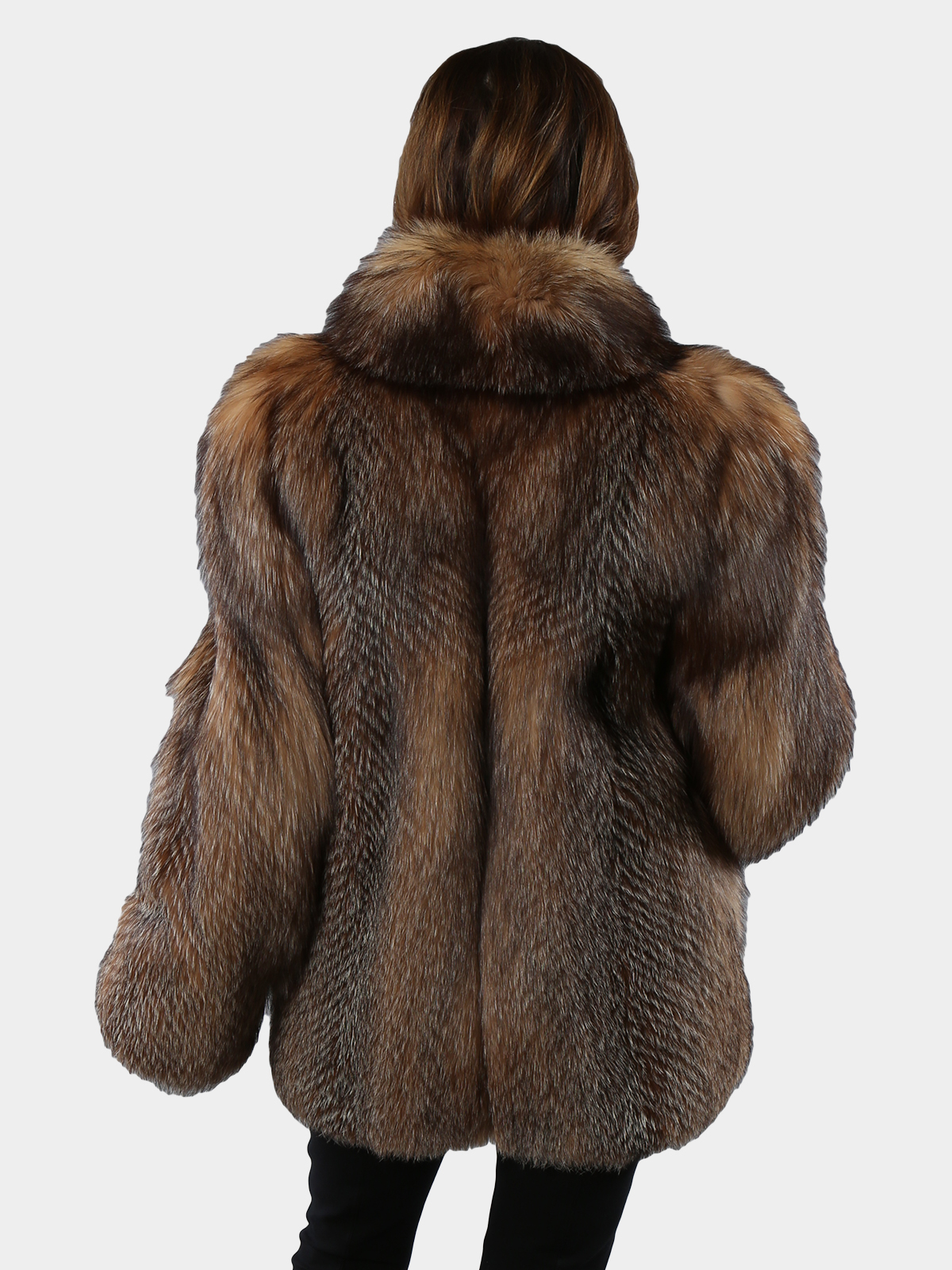 Crystal Fox Fur Jacket (Women's Small) - Estate Furs