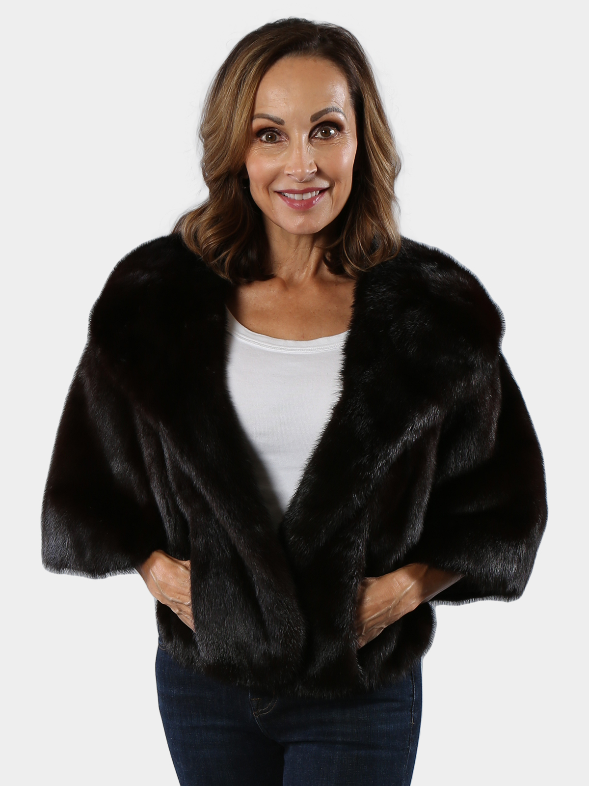 Ranch Female Mink Fur Stole - Women's XL - Estate Furs