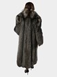 Woman's Christian Dior Silver Fox Fur Coat