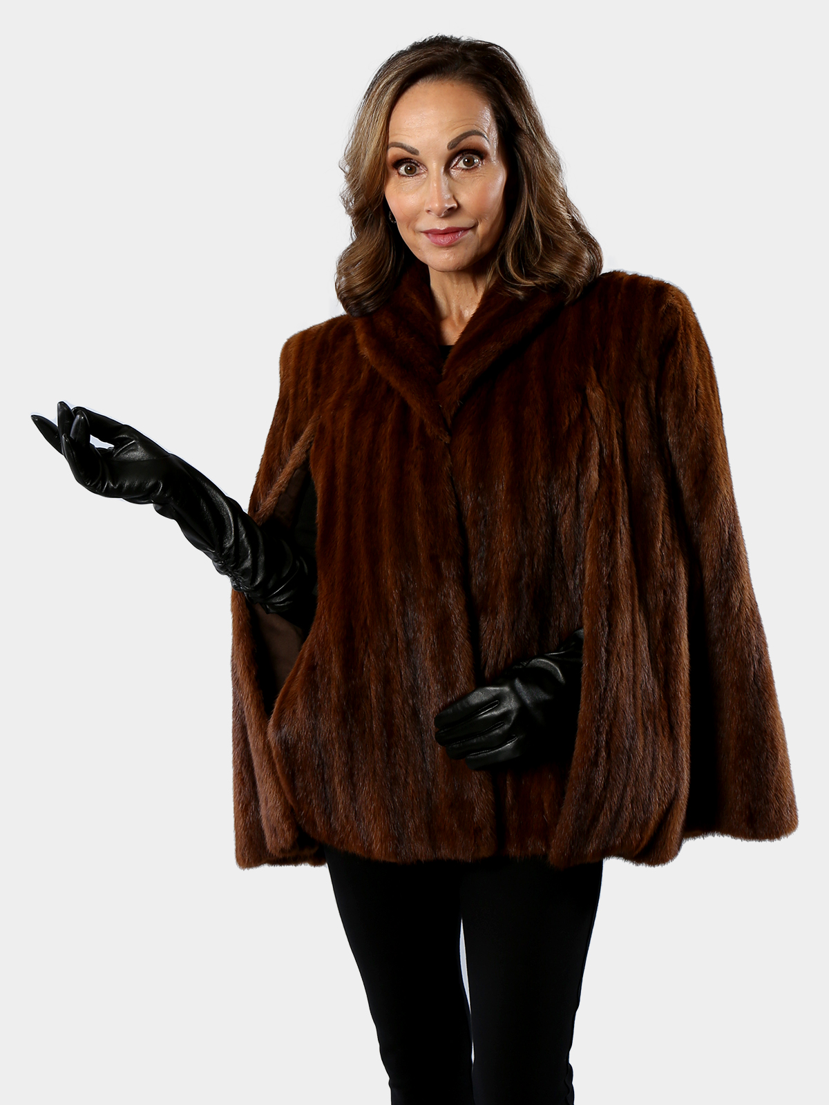 Woman's Vintage Marmot Fur Cape