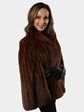 Woman's Vintage Marmot Fur Cape