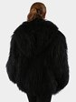 Woman's Black Tibetan Lamb Fur Jacket