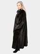 Woman's Plus Size Con Teso Blackglama Female Mink Fur Coat