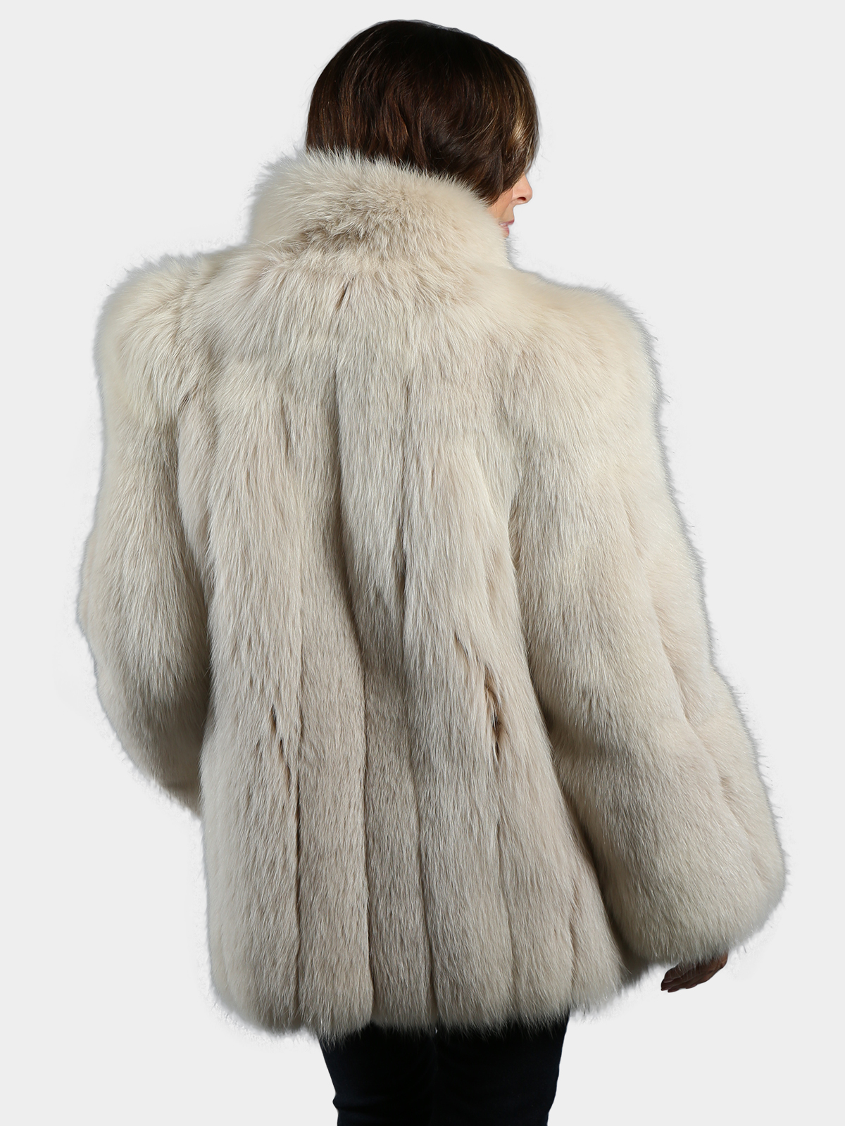 Woman's Blush Fox Fur Jacket - Estate Furs