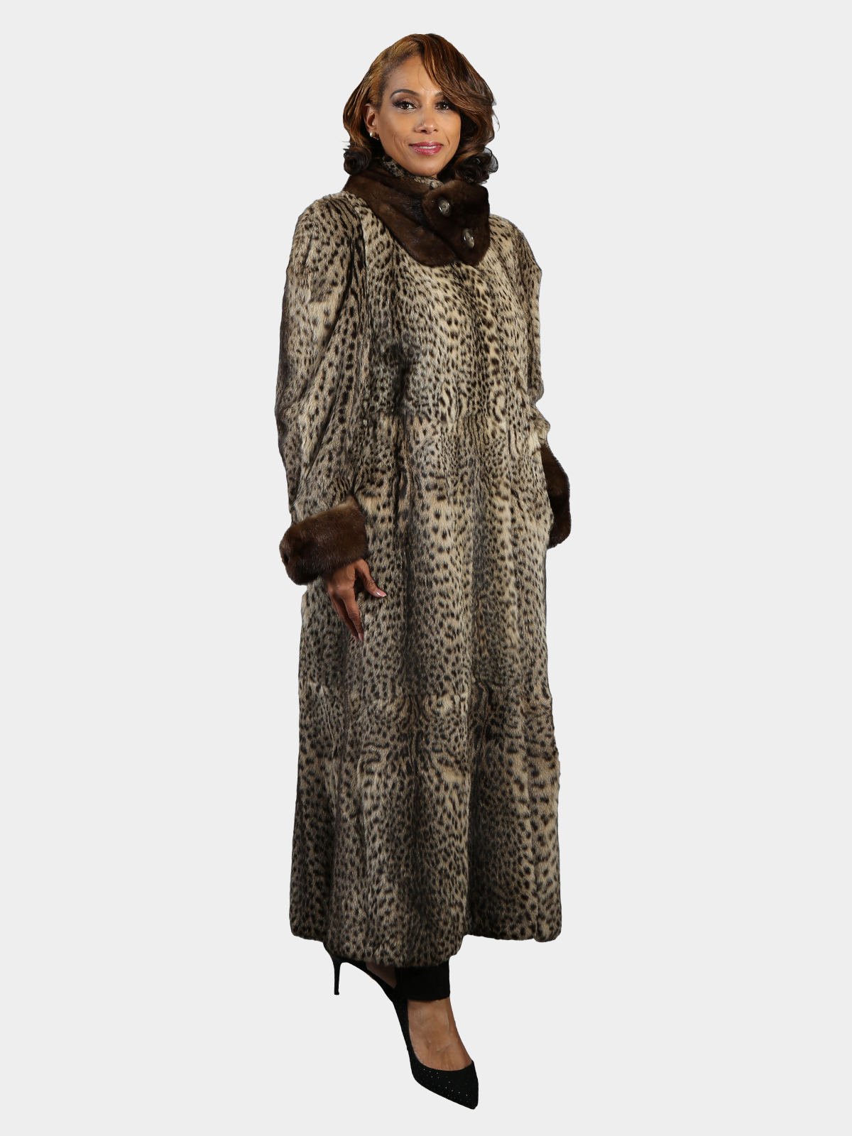 Woman's Lippi Cat Fur Coat - Estate Furs