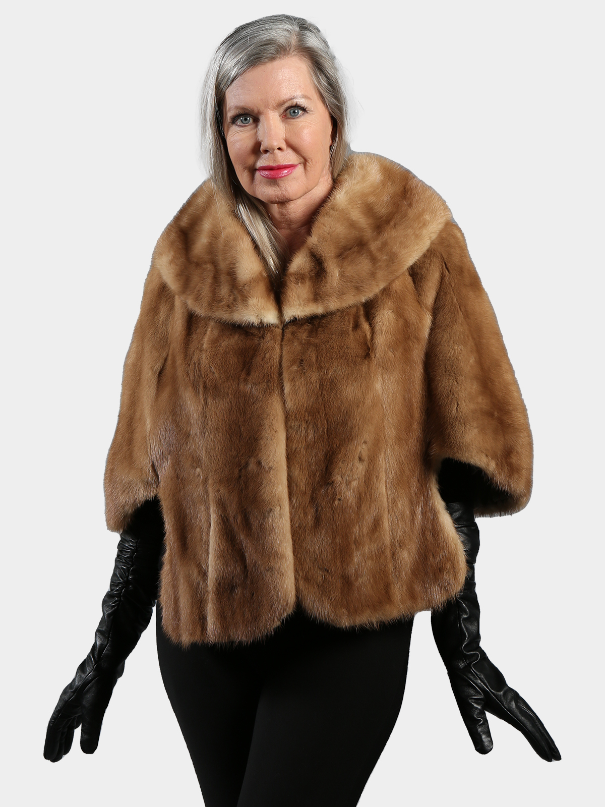 Woman's Vintage Autumn Haze Mink Fur Stole - Estate Furs