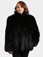 Woman's Black Fox Fur Jacket