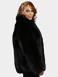 Woman's Black Fox Fur Jacket