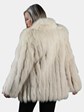 Woman's Blush Fox Fur Jacket