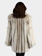 Woman's Natural Blue Fox Fur Jacket