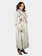 Woman's Natural Blue Fox Fur Coat