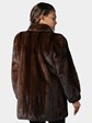 Woman's Mahogany Mink Fur Stroller