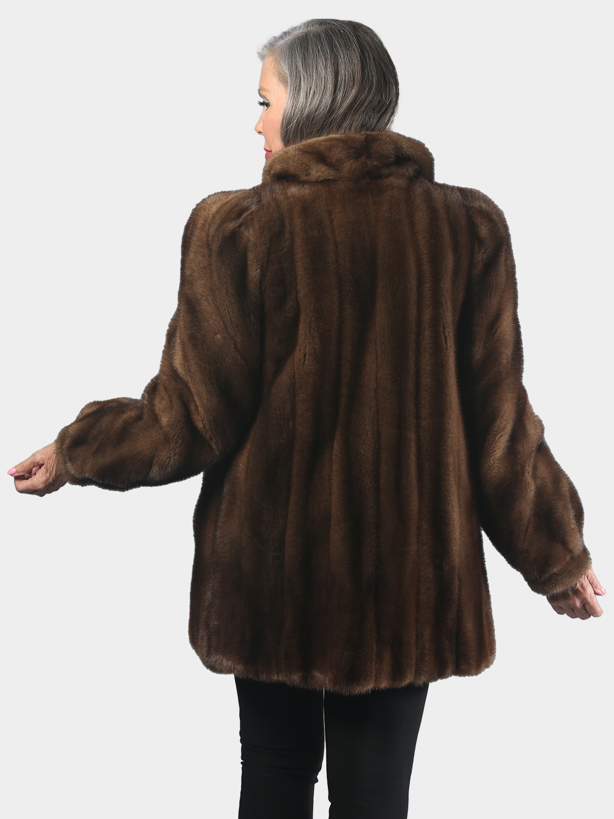 Woman's Vintage Natural Lunaraine Female Mink Fur Jacket - Estate Furs