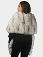 Woman's Natural Blue Fox Fur Stole