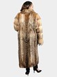 Woman's Natural Finn Racoon Fur Coat