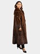 Woman's Natural Demi Buff Mink Fur Coat