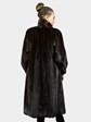 Woman's Mahogany Female Mink Fur Coat