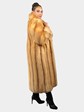 Woman's Natural Red Fox Fur Coat