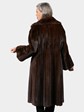 Woman's Vintage Natural Mahogany Female Mink Fur Coat