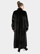 Woman's Extra Long Natural Ranch Female Mink Fur Coat