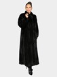 Woman's Extra Long Natural Ranch Female Mink Fur Coat