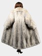 Woman's Natural Canadian Lynx Fur Coat