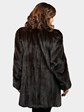 Woman's Natural Deep Mahogany Female Mink Fur Jacket