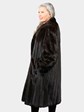 Woman's Natural Mahogany Female Mink Fur Coat